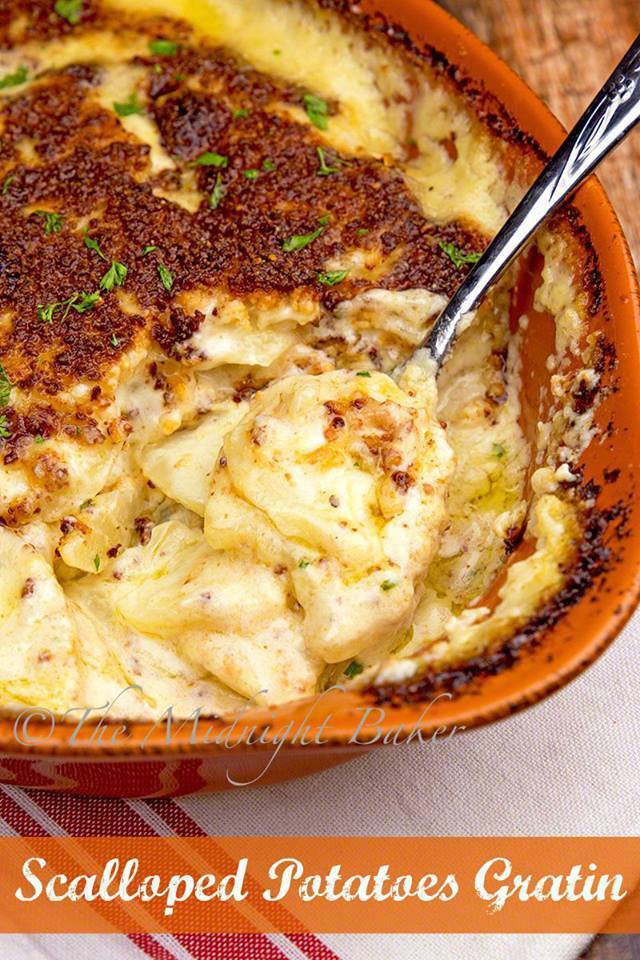 SCALLOPED POTATOES GRATIN