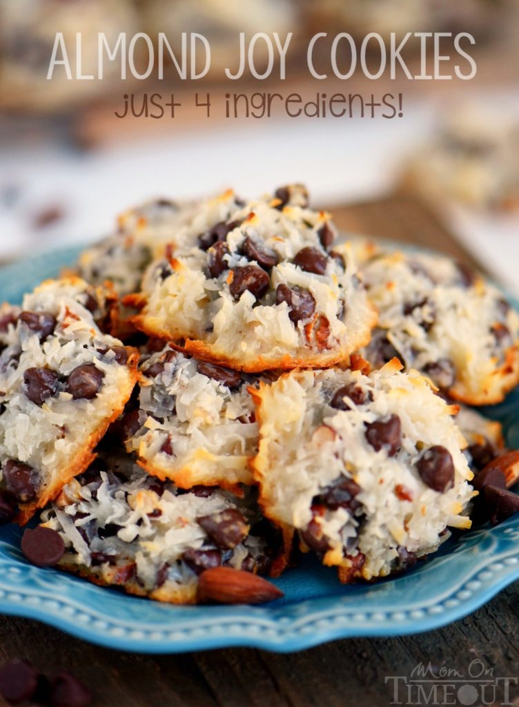 Almond Joy Cookies Just 4 Ingredients