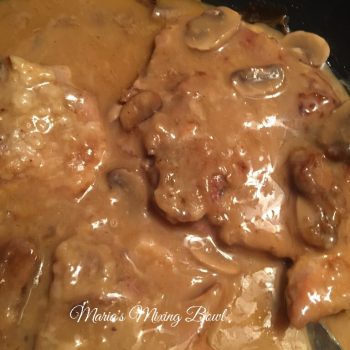 Smothered Pork Chops With Onions and Mushrooms