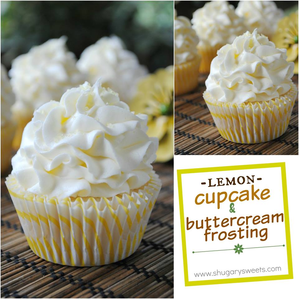 Lemon Cupcake with Lemon Buttercream Frosting