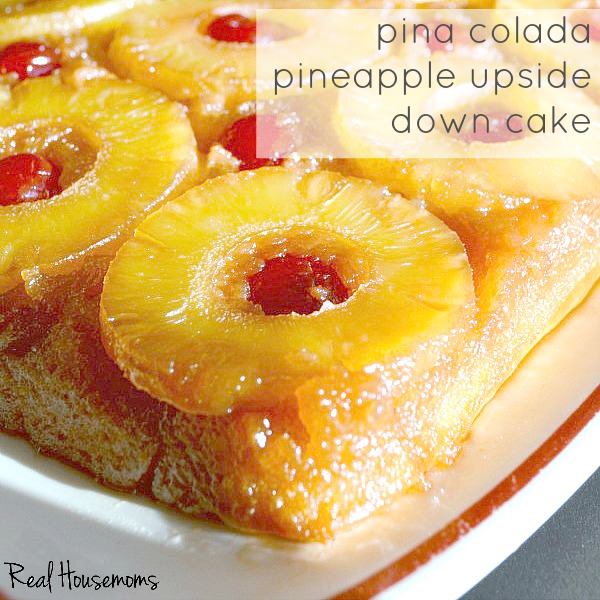 PINA COLADA PINEAPPLE UPSIDE DOWN CAKE - Maria's Mixing Bowl