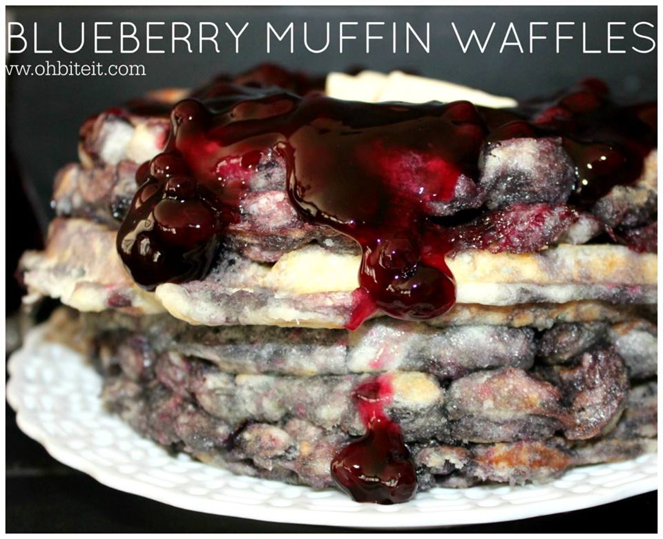 BLUEBERRY MUFFIN WAFFLES Maria's Mixing Bowl