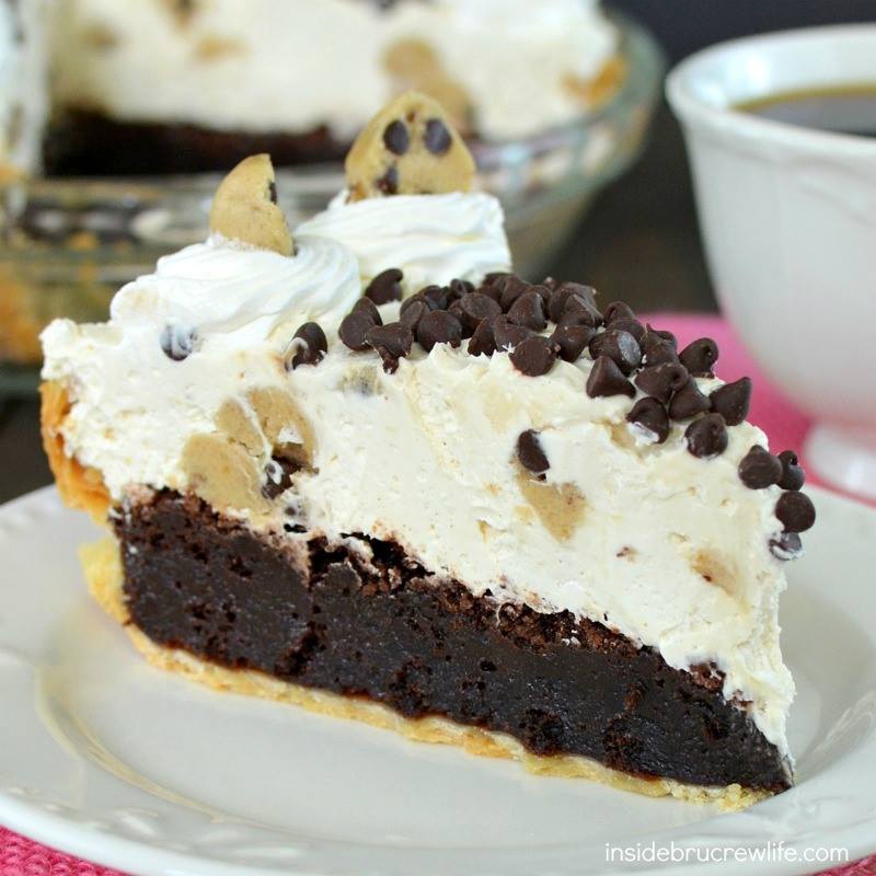 COOKIE DOUGH CHEESECAKE BROWNIE PIE - Maria's Mixing Bowl