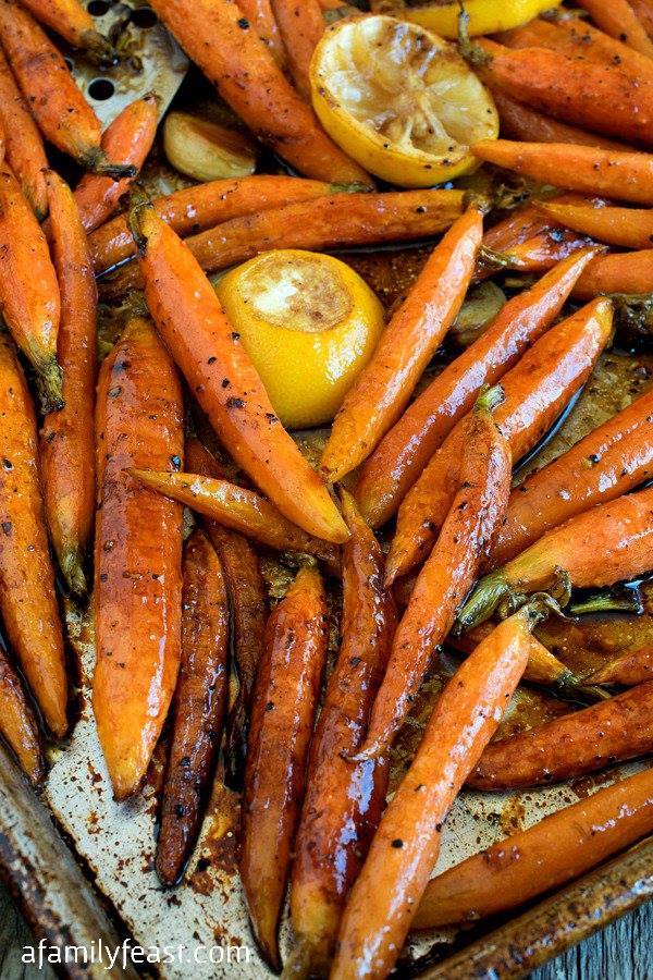 TUSCAN STYLE ROASTED CARROTS - Maria's Mixing Bowl