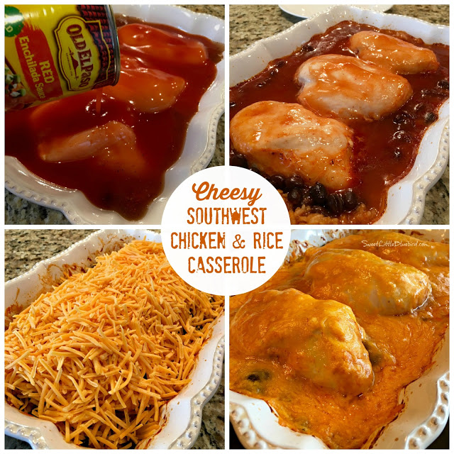 CHEESY SOUTHWEST CHICKEN AND RICE  Marias Mixing Bowl