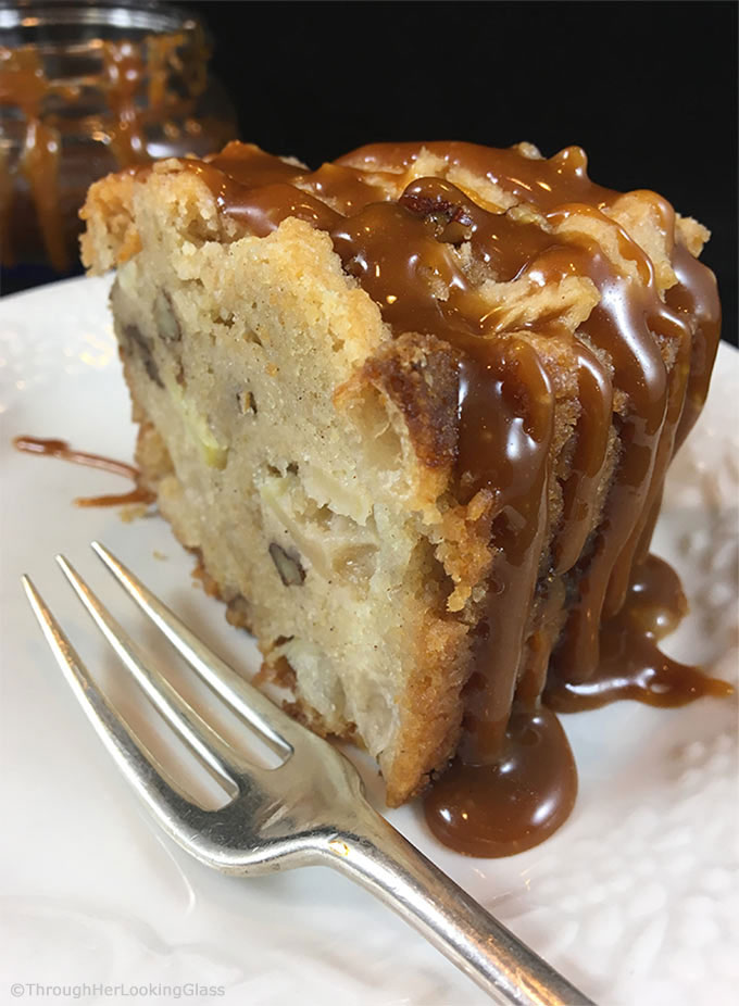 SALTED CARAMEL APPLE CAKE - Maria's Mixing Bowl