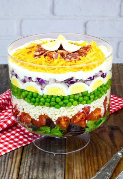 7 Layer Salad - Maria's Mixing Bowl