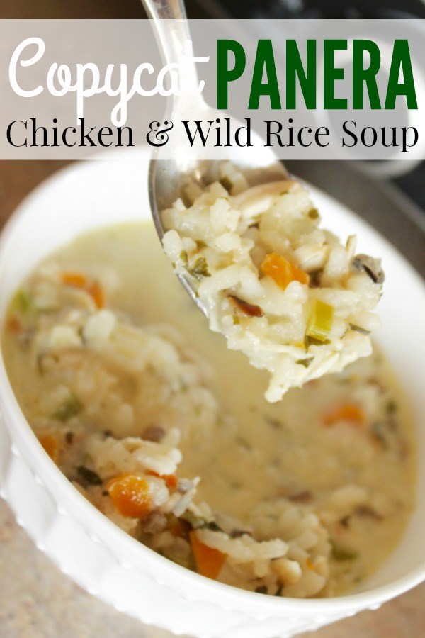 Copycat Panera Chicken and Wild Rice Soup - Maria's Mixing ...