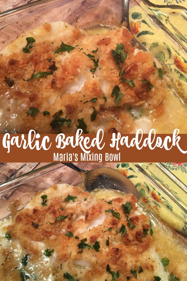 Garlic Baked Haddock