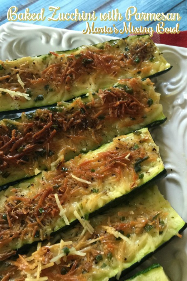 BAKED ZUCCHINI WITH PARMESAN