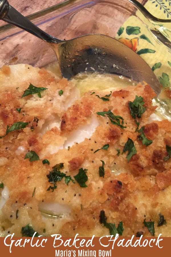 Garlic Baked Haddock