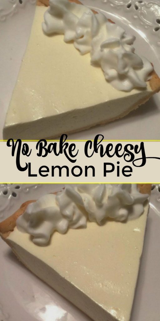 No Bake Cheesy Lemon Pie