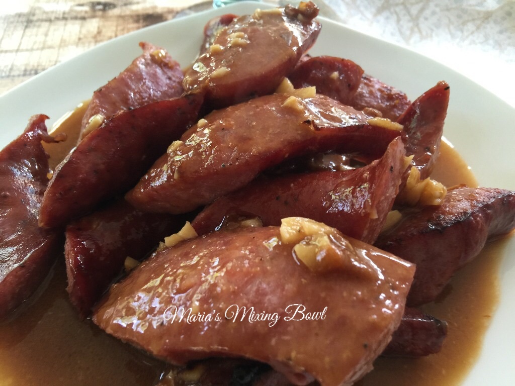 MAPLE DIJON GLAZED KIELBASA
