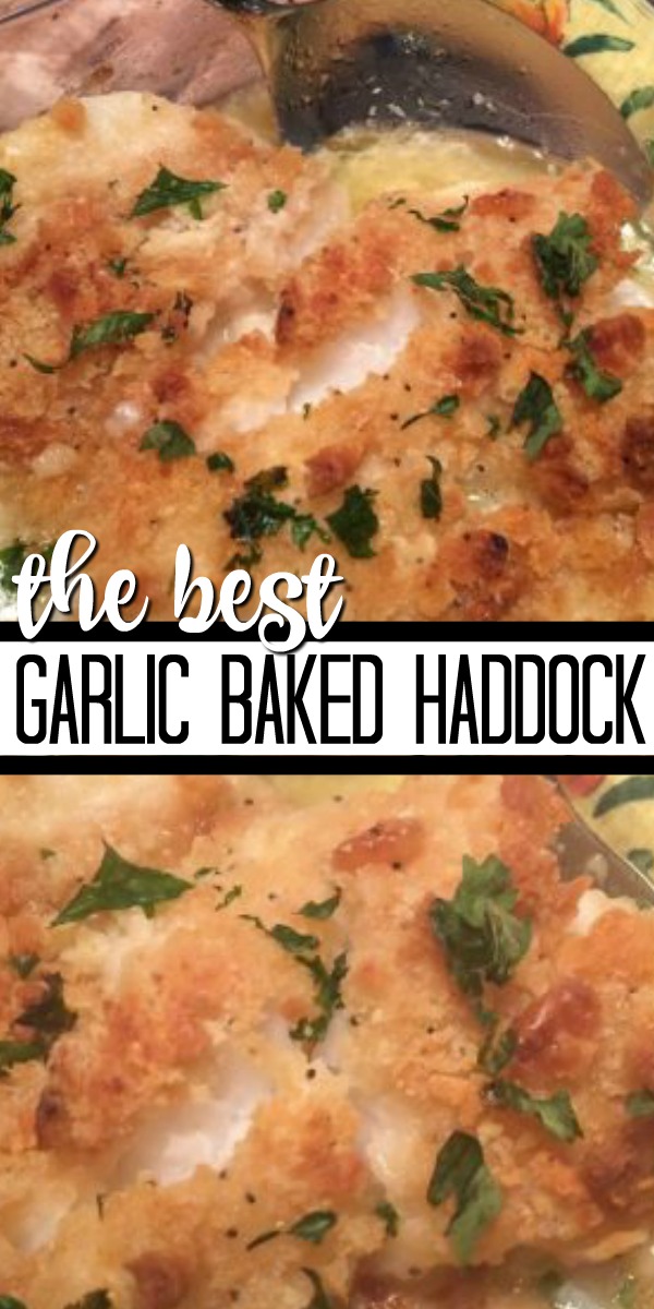 Garlic Baked Haddock