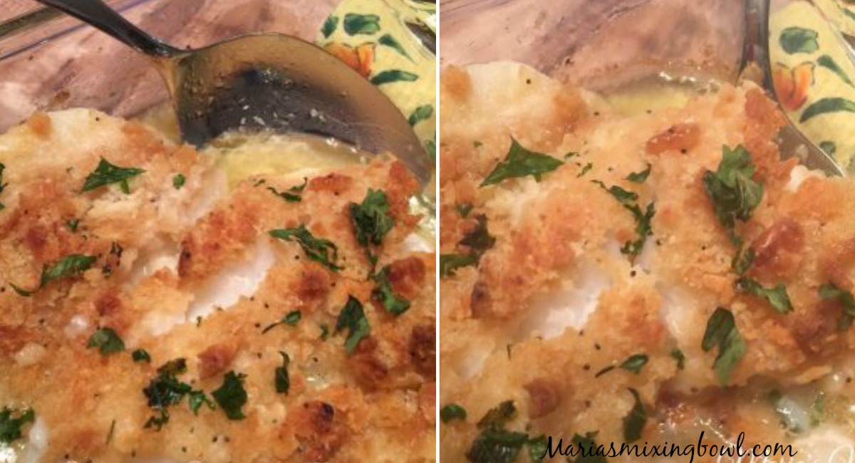 Garlic Baked Haddock Maria's Mixing Bowl Garlic Baked Haddock