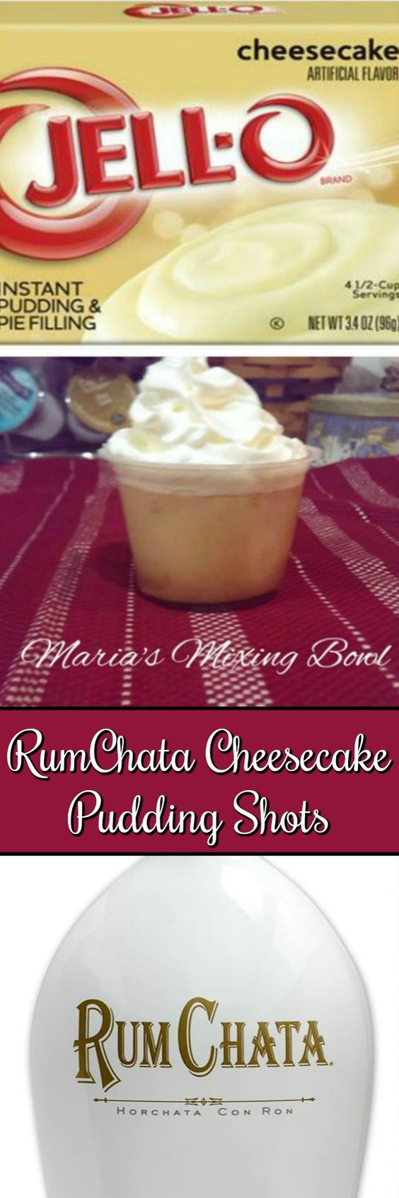 Rumchata Cheesecake Pudding Shots Maria S Mixing Bowl,Different Types Of Countertops