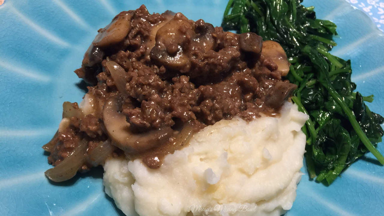 Simple Savory Beef  and Mushrooms