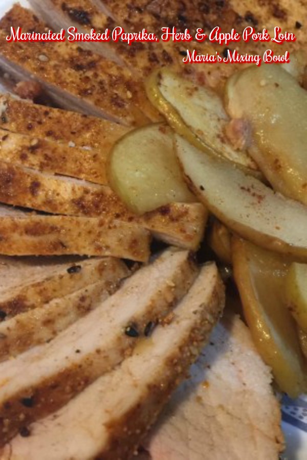 Marinated Smoked Paprika, Herb and Apple Pork Loin