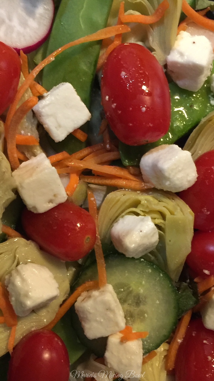 Salad with Artichoke and Feta