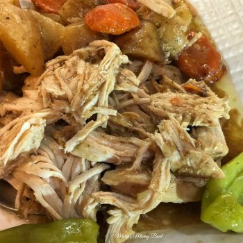 Slow Cooker Mississippi Chicken with Carrots and Potatoes