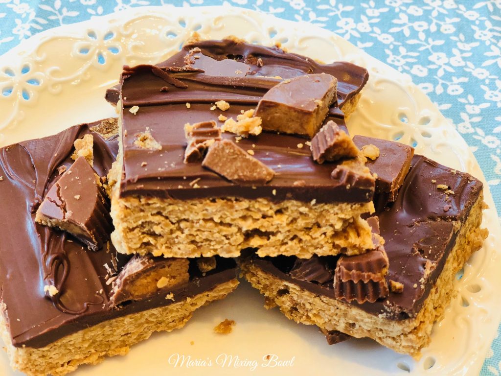 No Bake Peanut Butter Oatmeal Bars