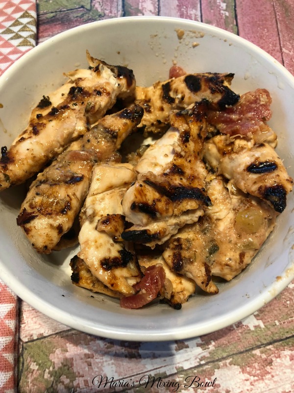 3 Ingredient Peach Mango Grilled Chicken Tenders