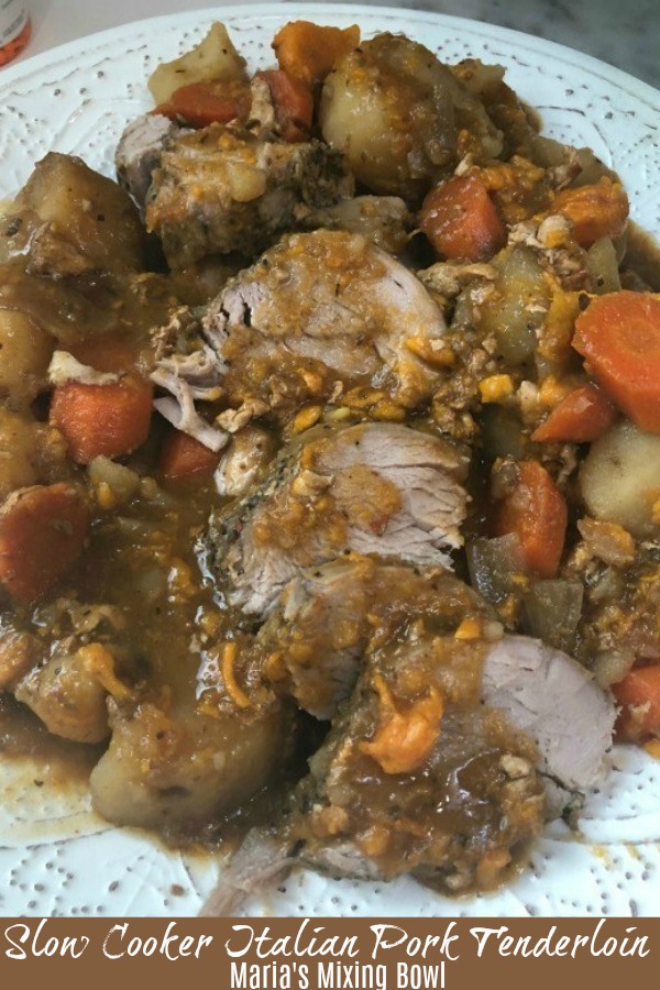 Slow Cooker Italian Pork Tenderloin Slow Cooker Italian Pork Tenderloin