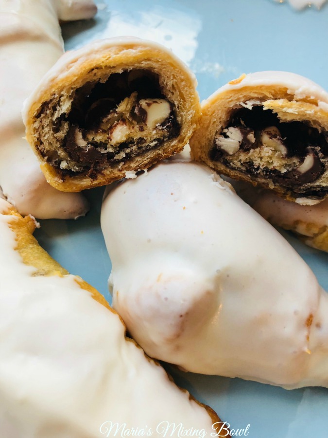 Nutella White Chocolate Crescent Rolls