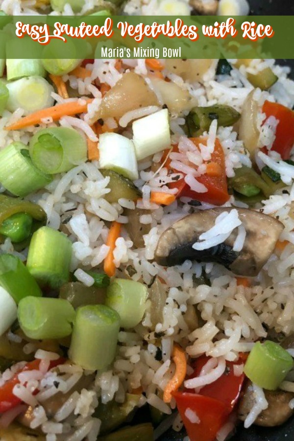 Easy Sauteed Vegetables with Rice