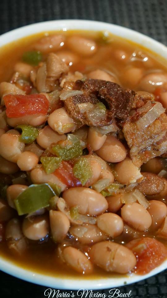 Slow Cooker Spicy Pinto Beans - Maria's Mixing Bowl