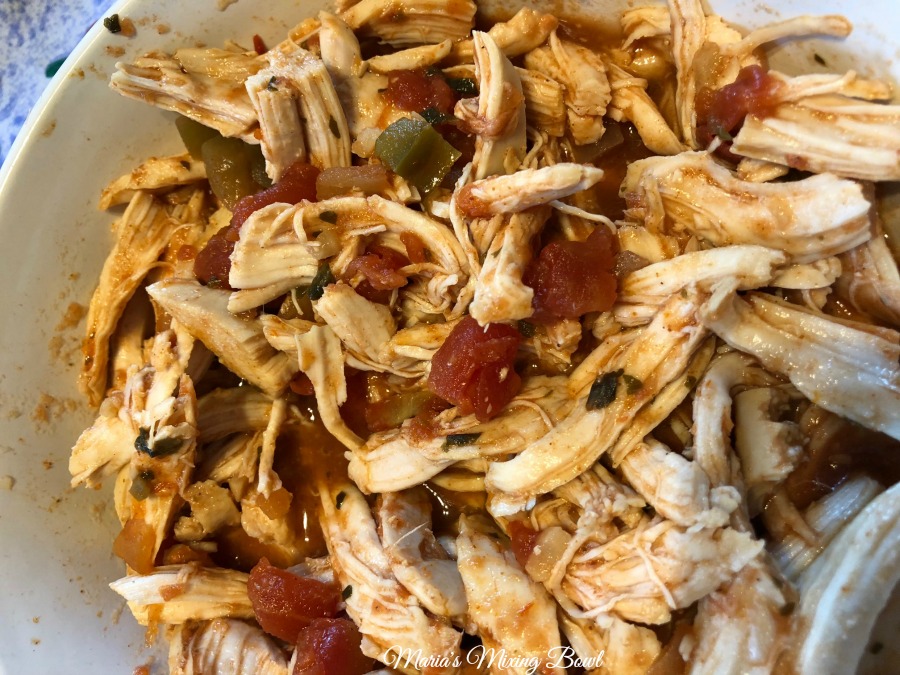 Three Ingredient Slow Cooker Taco Chicken