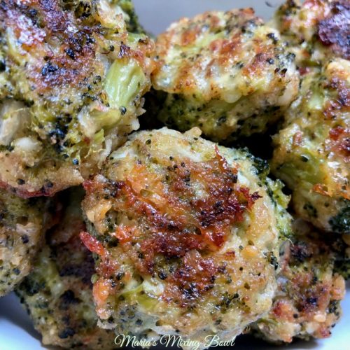 Cheesy Baked Broccoli Bites Maria's Mixing Bowl