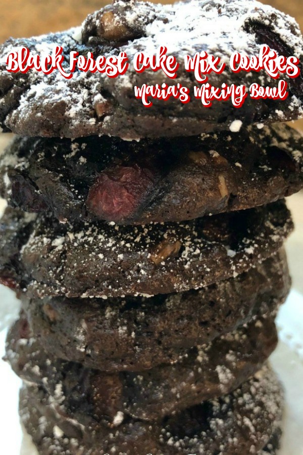 Black Forest Cake Mix Cookies