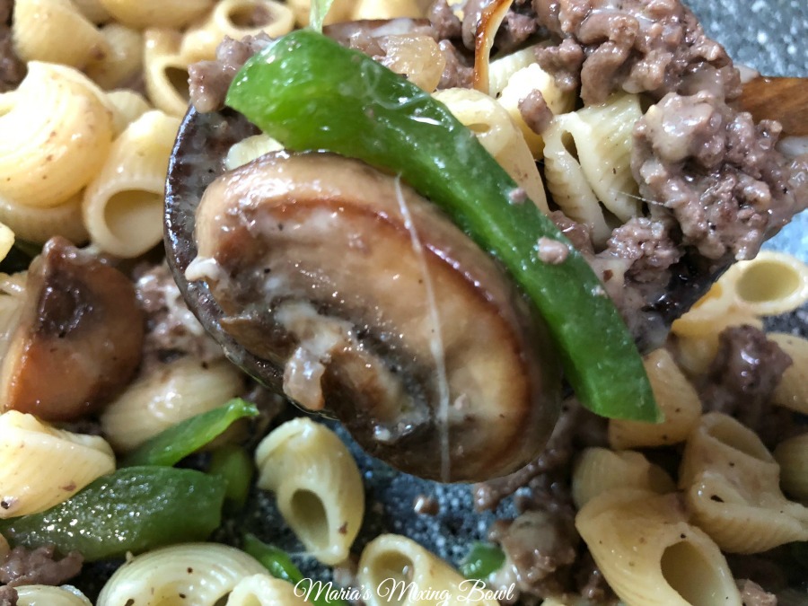 Philly Cheesesteak Pasta