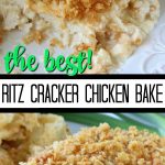Ritz Cracker Chicken Bake