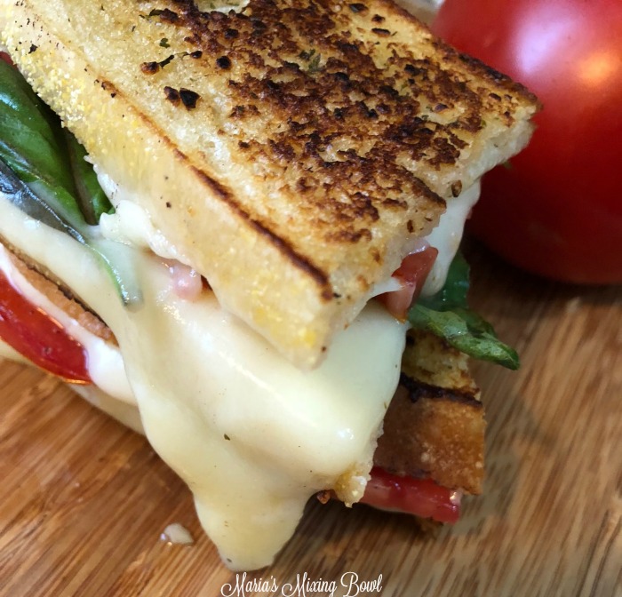 Caprese Grilled Cheese Sandwich - Maria's Mixing Bowl