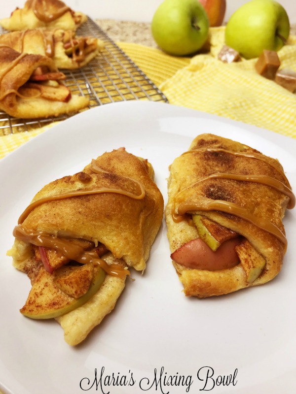 Caramel Apple Pie Crescents