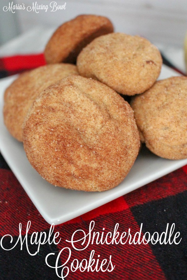 Maple Snickerdoodle Cookies