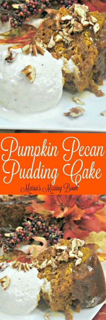 pumpkin pecan pudding cake 