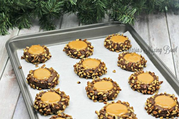 Turtle Thumprint Cookies