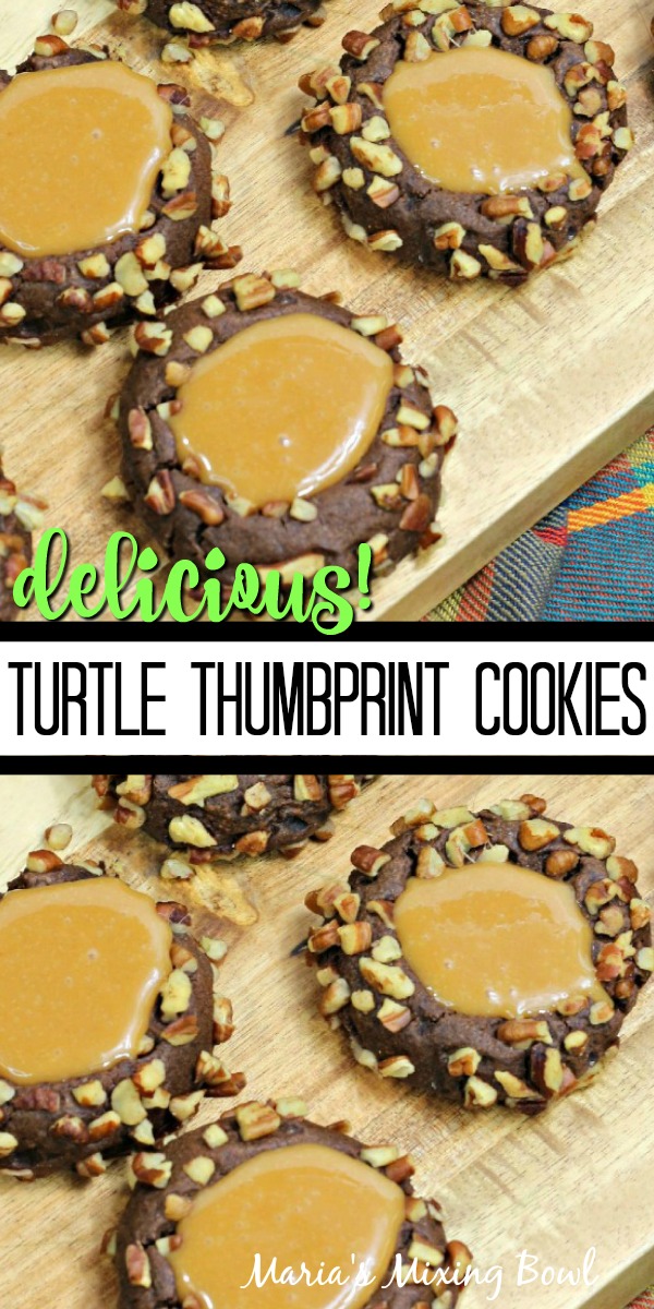 Turtle Thumprint Cookies