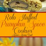 rolo Stuffed Pumpkin spce Cookies