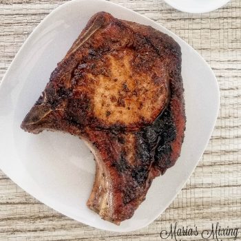 Pan Seared Herb Crusted Pork Chops