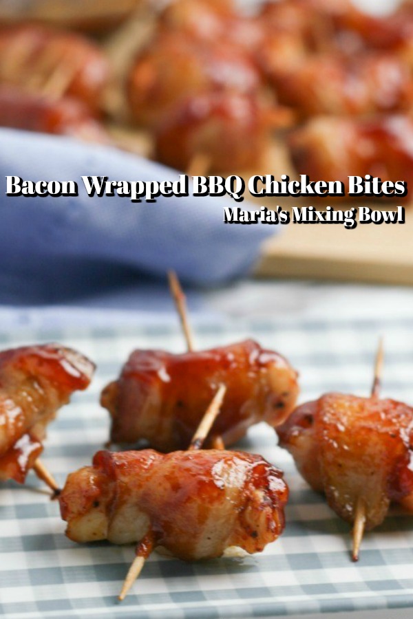 Bacon Wrapped BBQ Chicken Bites