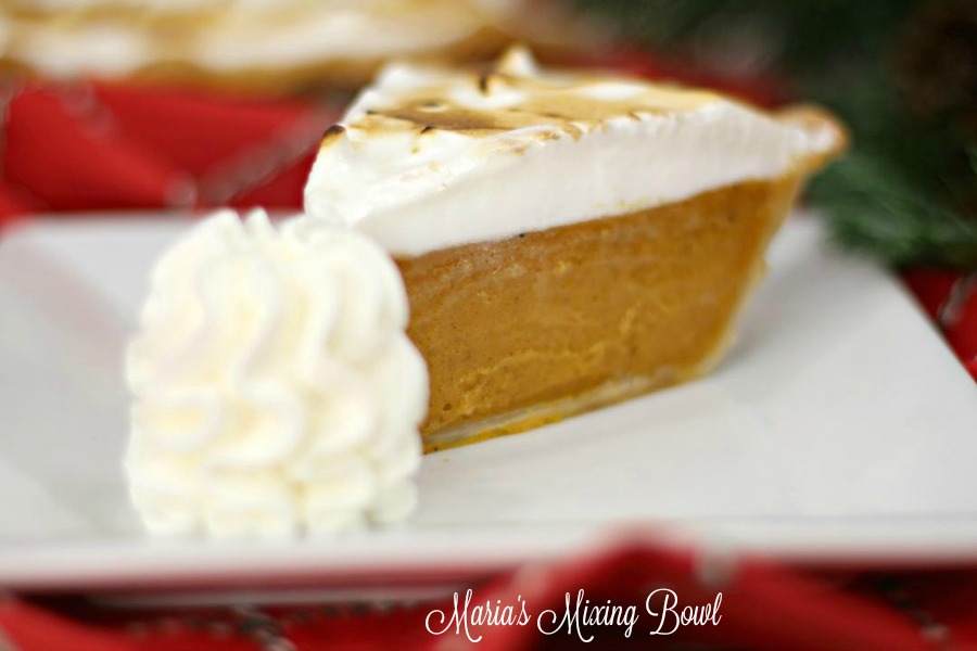 Sweet Potato Pie with Marshmallow Meringue