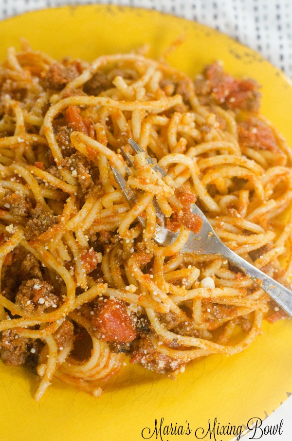 Instant Pot Spaghetti and Meat Sauce