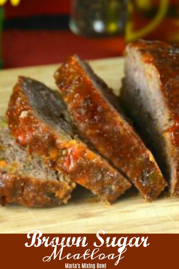 meatloaf sliced on a cutting board