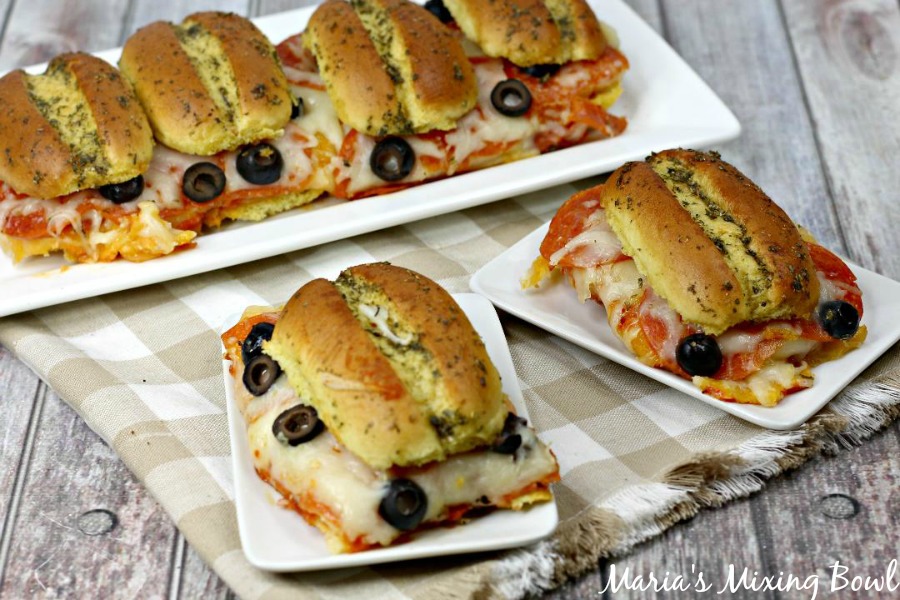 Pepperoni Pizza Sliders