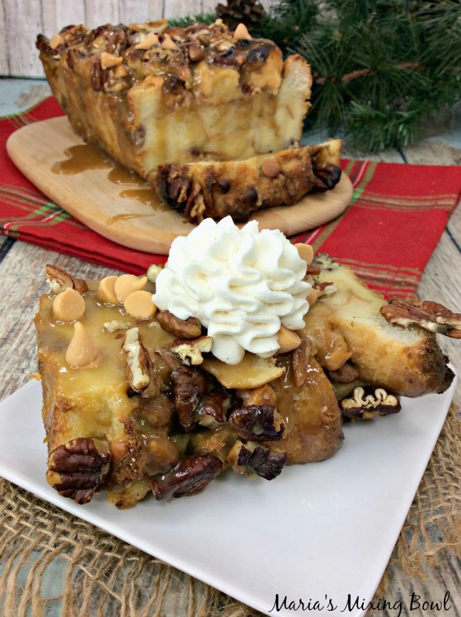 Maple Pecan Butterscotch Bread Pudding Maria S Mixing Bowl