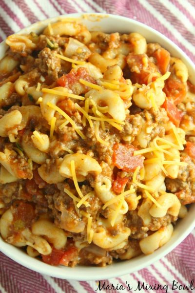 Old Fashioned American Goulash - Maria's Mixing Bowl